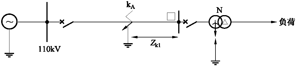 【例33】線路A相接地弱電側(cè)距離保護正確動作實例分析